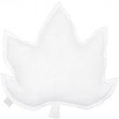 Coussin feuille d'érable blanc (43 cm)