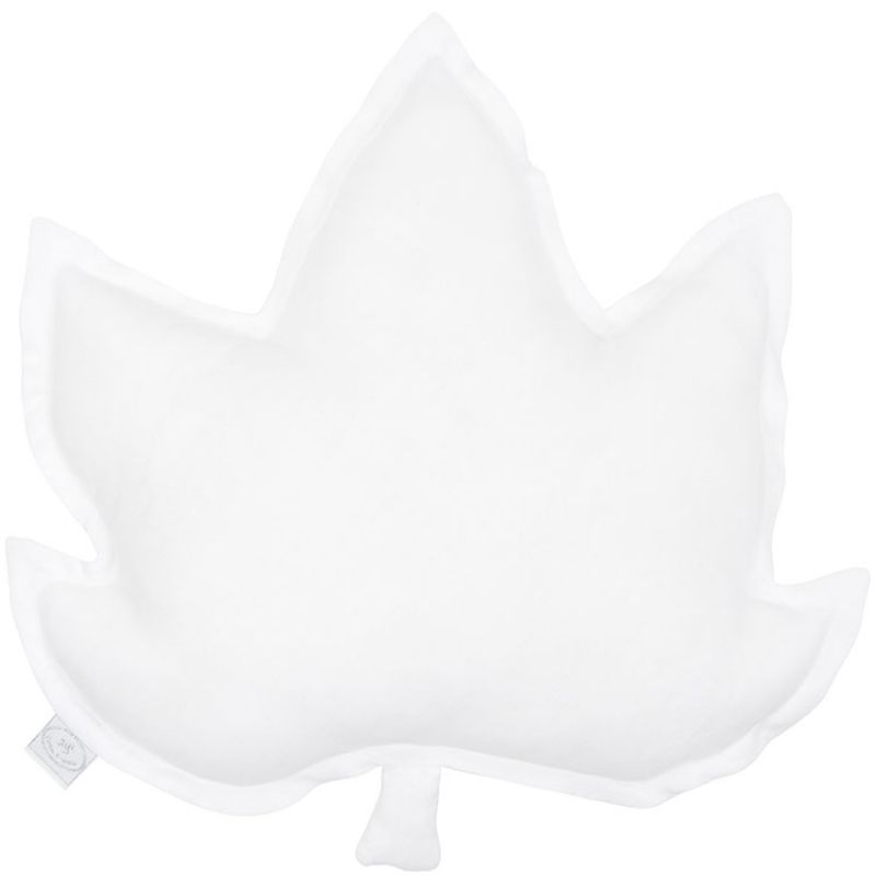 Coussin feuille d'érable blanc (43 cm) Cotton&Sweets