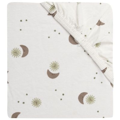 Drap housse en jersey Over the Moon (60 x 120 cm) Jollein