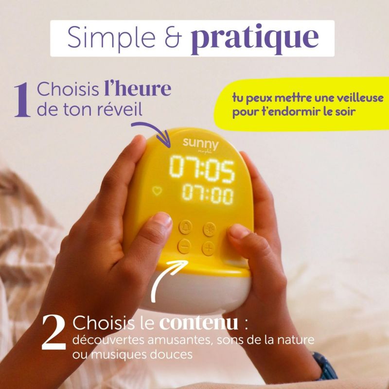Réveil enfant Sunny (dès 3 ans) Morphée Ambiance 6