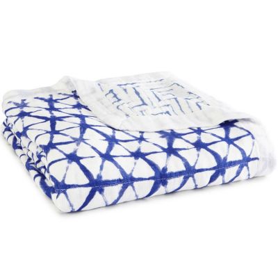 Couverture de rêve Bambou Indigo (120 x 120 cm) aden + anais