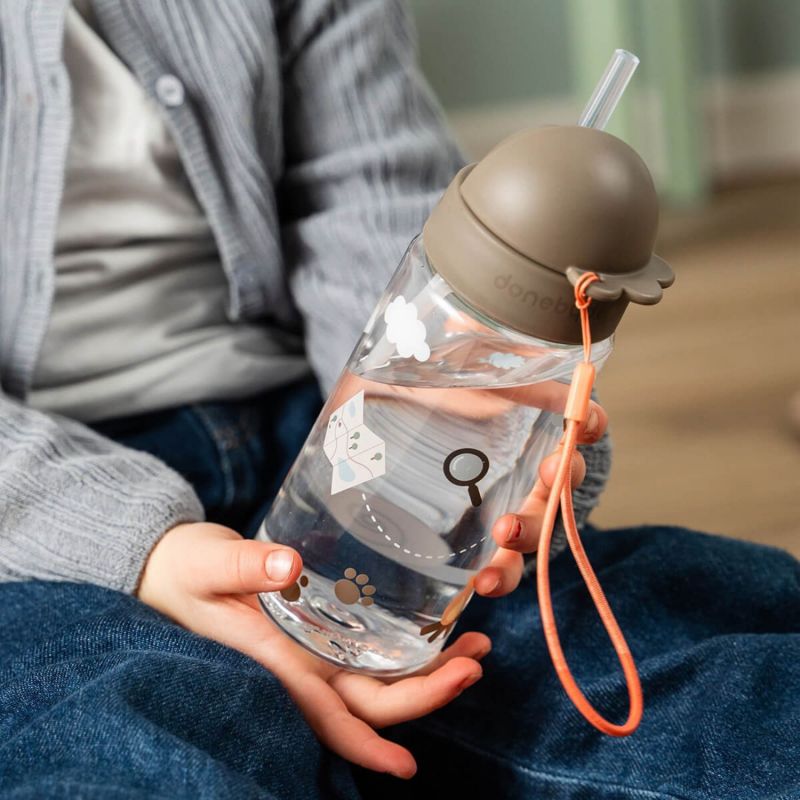 Gourde à paille Tiny trails Sable (350 ml) Done by Deer Ambiance 4