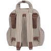 Sac à dos à langer Praliné Rayures Moka Walking Mum Produit 5