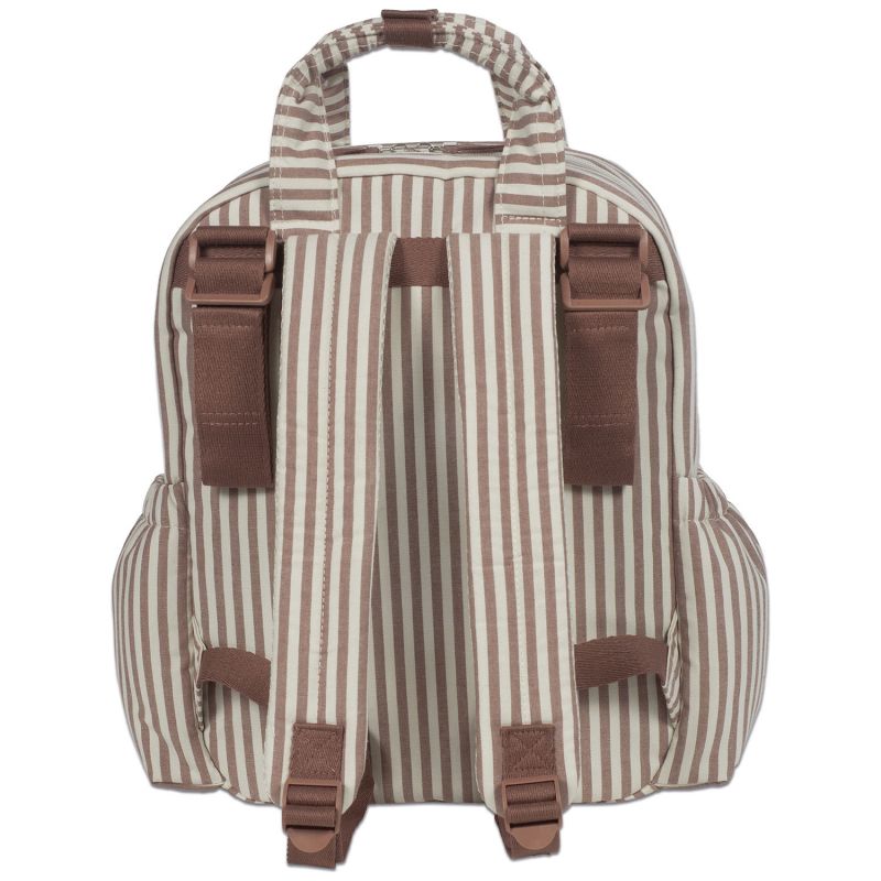Sac à dos à langer Praliné Rayures Moka Walking Mum Produit 5