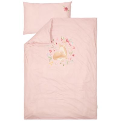 Housse de couette+oreiller lit bébé Blossom (100 x 140 cm)