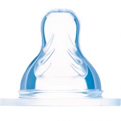 Lot de 2 tétines en silicone débit X ultra rapide (6 mois et +)