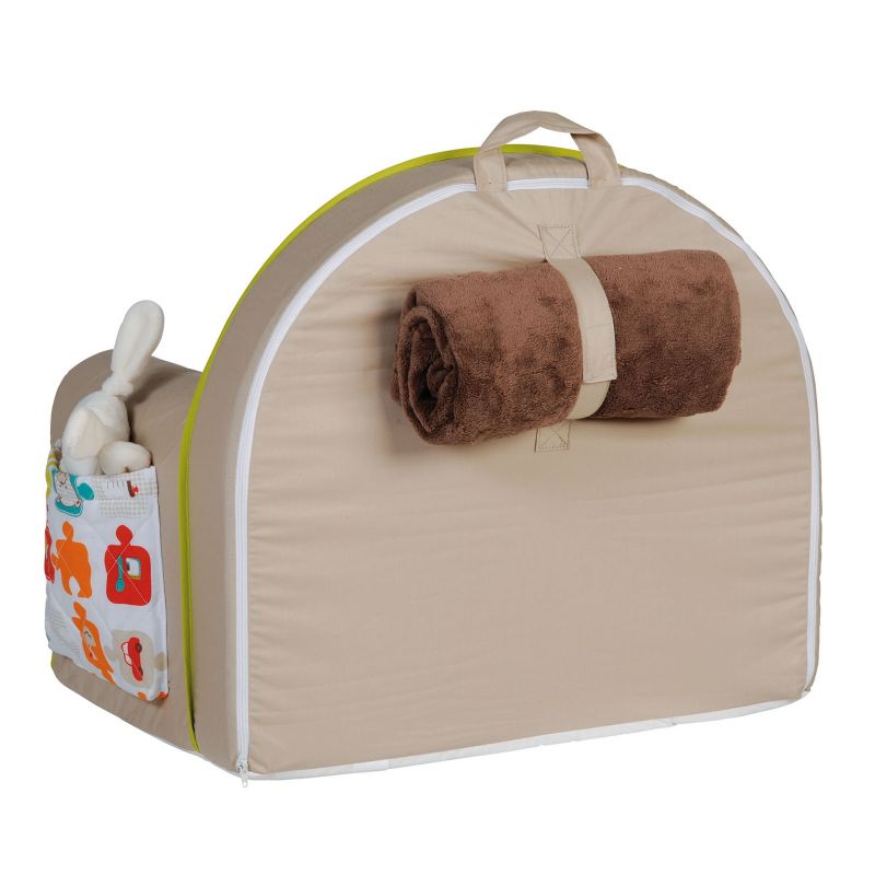 Fauteuil club malin plaid chocolat  Tinéo