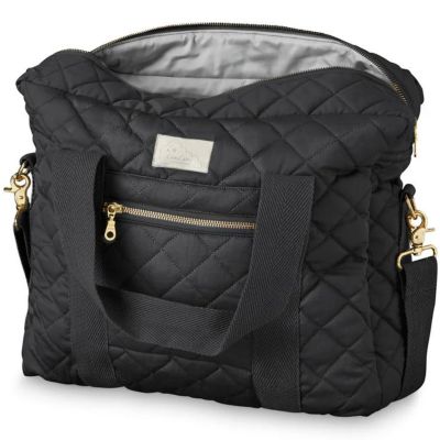 Grand sac à langer noir