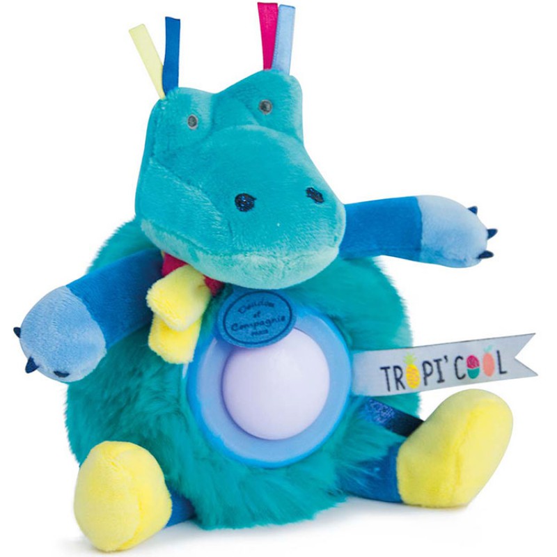 Doudou veilleuse crocodile Tropi'cool Doudou et Compagnie