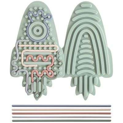 Jouet sensoriel en silicone Rocket