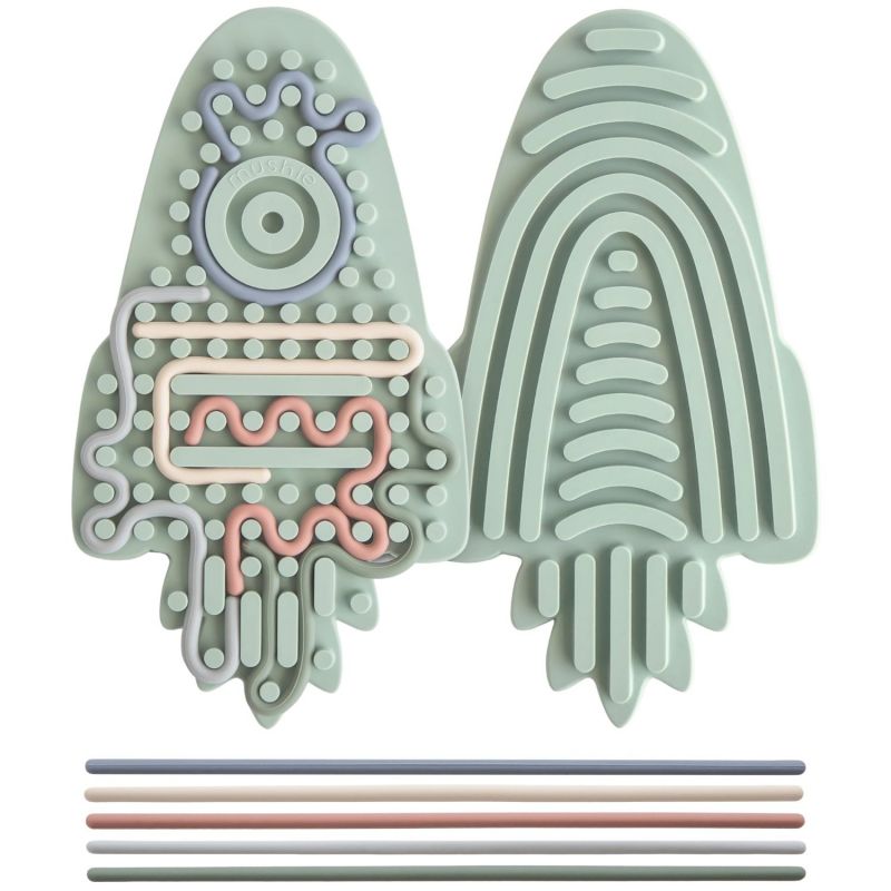 Jouet sensoriel en silicone Rocket Mushie Produit 1