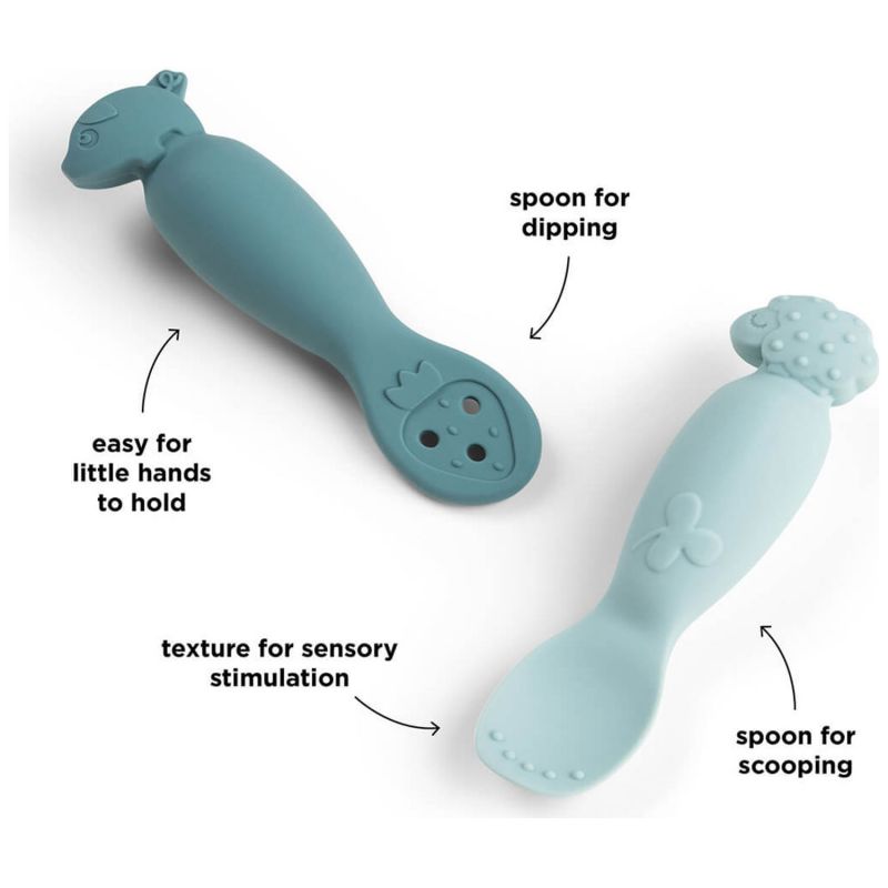 Premières cuillères Tiny farm Bleu Done by Deer Produit 5