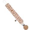 Attache tétine Gaze Léopard (personnalisable) Atelier Wagram Produit 1