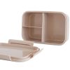 Lunch box en plastique recyclé Taupe/Myrtille  par 3 sprouts