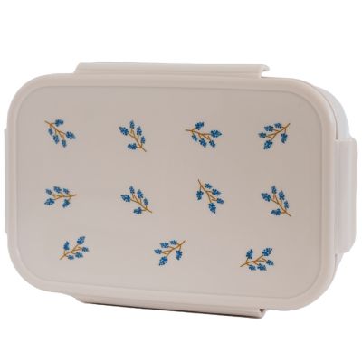 Lunch box en plastique recyclé Taupe/Myrtille  par 3 sprouts