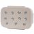 Variation Beige, bleu, marron du produit Lunch box en plastique recyclé Taupe-Myrtille de la marque 3 sprouts