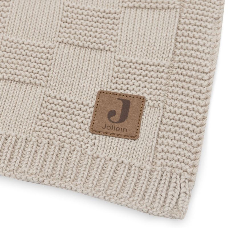 Couverture en tricot Box Knit Warm Sand (75 x 100 cm) Jollein Produit 5