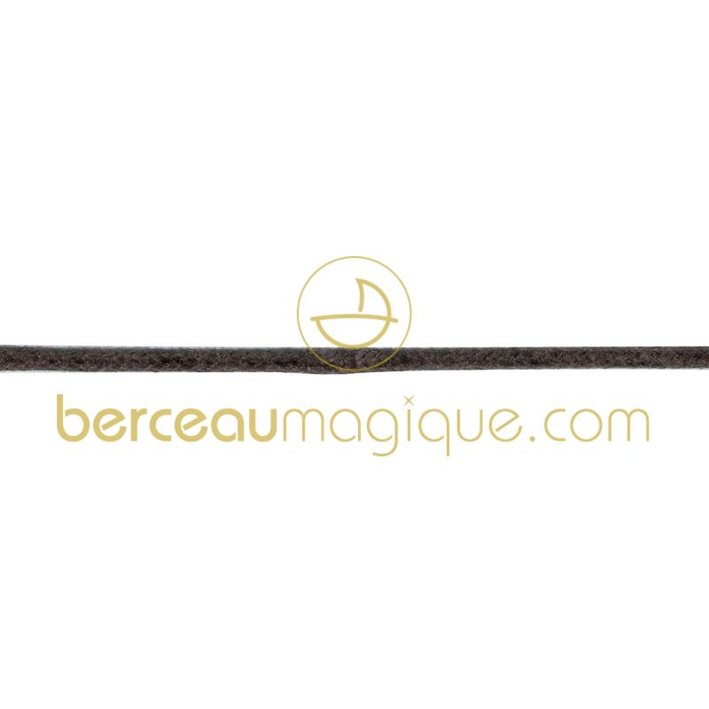 Cordon supplémentaire chocolat noir pour bracelet Mikado