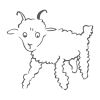 Rond de serviette Petit Prince Mouton personnalisable (métal argenté)  par Aubry-Cadoret