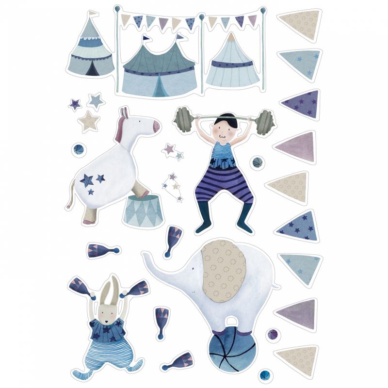 Lot de 2 planches de stickers Aimé et Céleste Moulin Roty