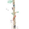 Sticker géant arbre Into the wood  par Mimi'lou