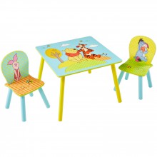 Ensemble table et 2 chaises Winnie L'Ourson  par Worlds Apart