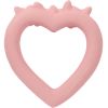 Anneau de dentition en caoutchouc Coeur rose  par A Little Lovely Company