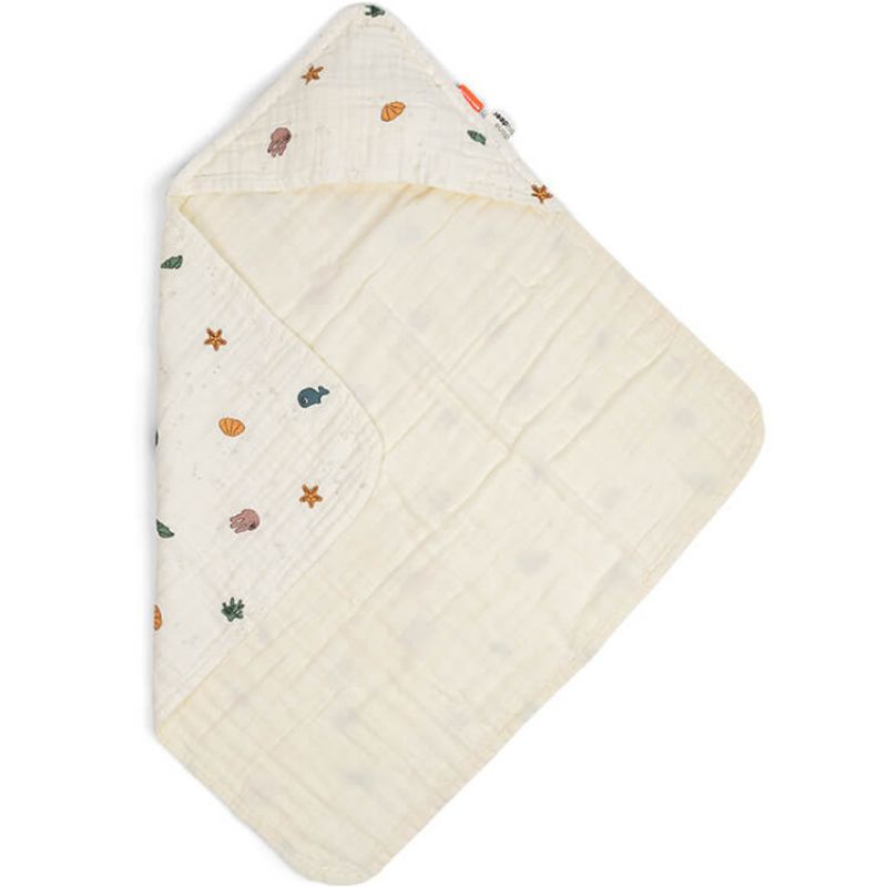 Cape de bain Sea friends beige (70 x 70 cm) Done by Deer