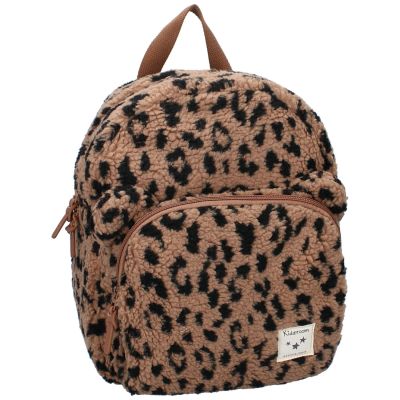 Sac à dos enfant Beary Excited Sherpa léopard (31 cm) Kidzroom