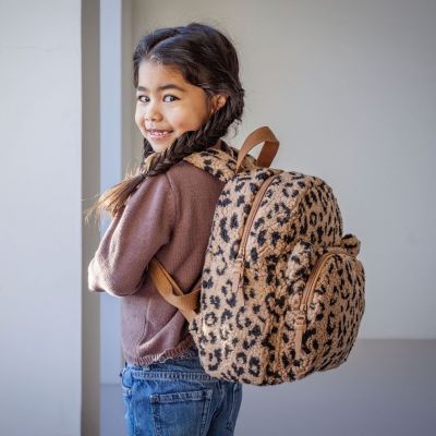 Sac à dos enfant Beary Excited Sherpa léopard (31 cm)