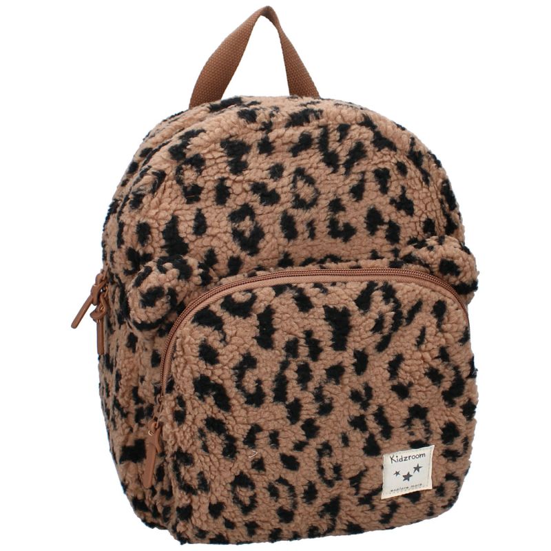 Sac à dos enfant Beary Excited Sherpa léopard (31 cm) Kidzroom Produit 1