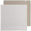 Lot de 2 langes Tender Beige/Linen (65 x 65 cm) - Baby's Only