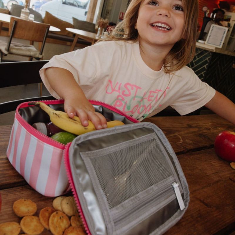 Lunch bag isotherme Pink Stripes Hello Hossy Ambiance 8