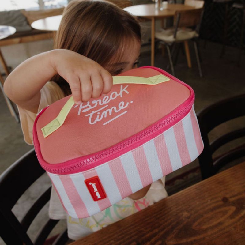 Lunch bag isotherme Pink Stripes Hello Hossy Ambiance 9