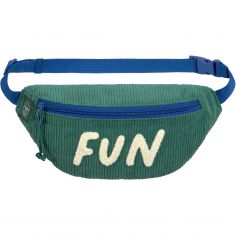 Mini sac banane Little Gang velours Fun vert - Lässig 