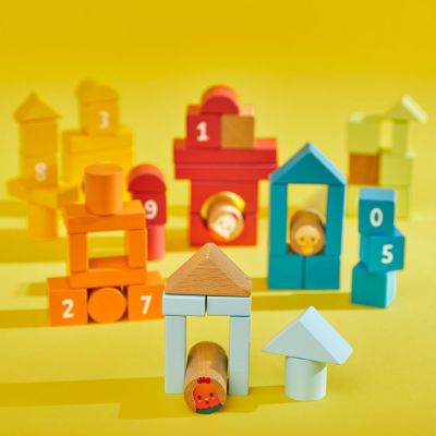 Baril Ferme Multicolore (56 pièces) Janod 