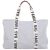 Variation Gris, écru, marron du produit Sac à langer Family bag signature Canvas écru de la marque Childhome