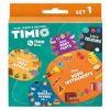 Set 1 de 5 disques pour lecteur éducatif d'audio et de musique - Timio