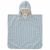 Variation Bleu, blanc, orange du produit Poncho de plage anti-UV Rayures & crabes de la marque Fresk