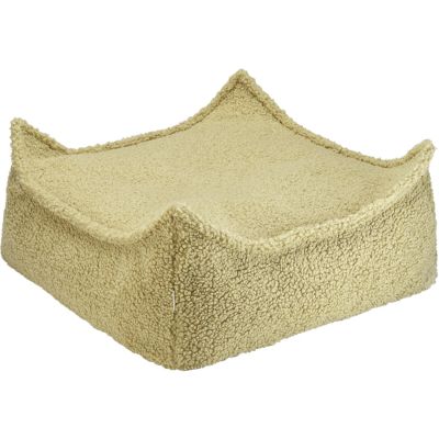 Pouf Ottoman Square Matcha molletonné  par Wigiwama