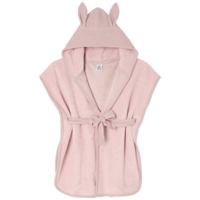 Peignoir bambou et gaze de coton pétale (0-2 ans) BB & Co