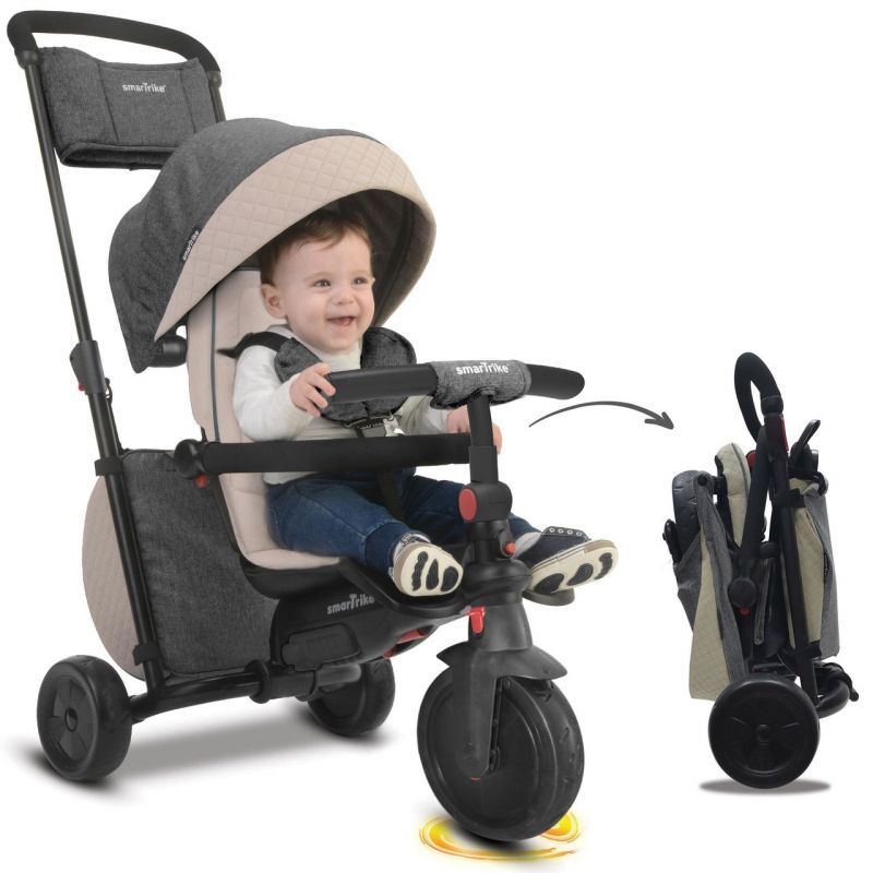 Tricycle évolutif 7 en 1 smarTfold 600 pliant gris smarTrike
