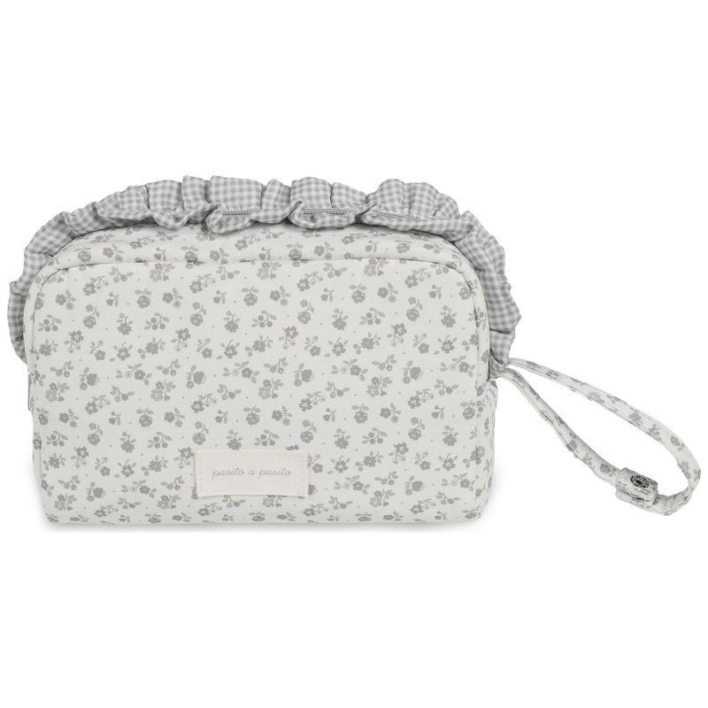 Trousse de toilette Little Bloom Fleurs Gris Pasito a pasito Produit 1