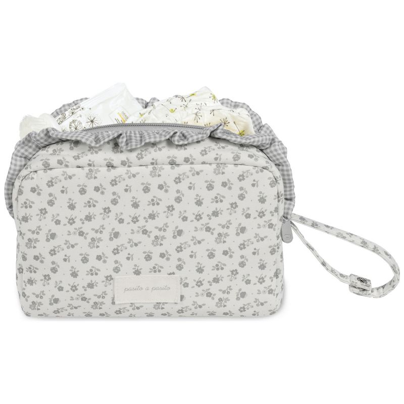 Trousse de toilette Little Bloom Fleurs Gris Pasito a pasito Produit 3