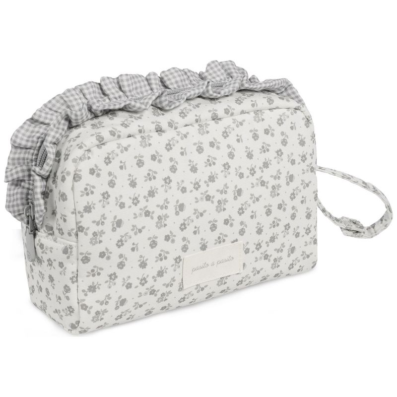 Trousse de toilette Little Bloom Fleurs Gris Pasito a pasito Produit 4