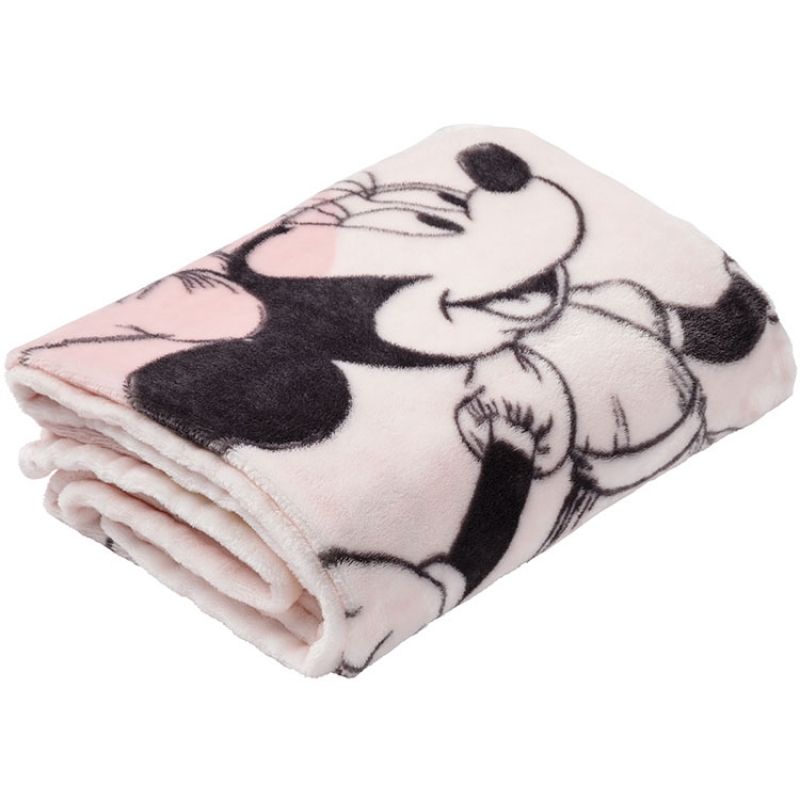 Plaid polaire Minnie rose (100 x 140 cm) Babycalin