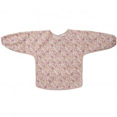 Tablier coton enduit imprimé liberty marsala et ocre (6-24 mois) - BB & Co