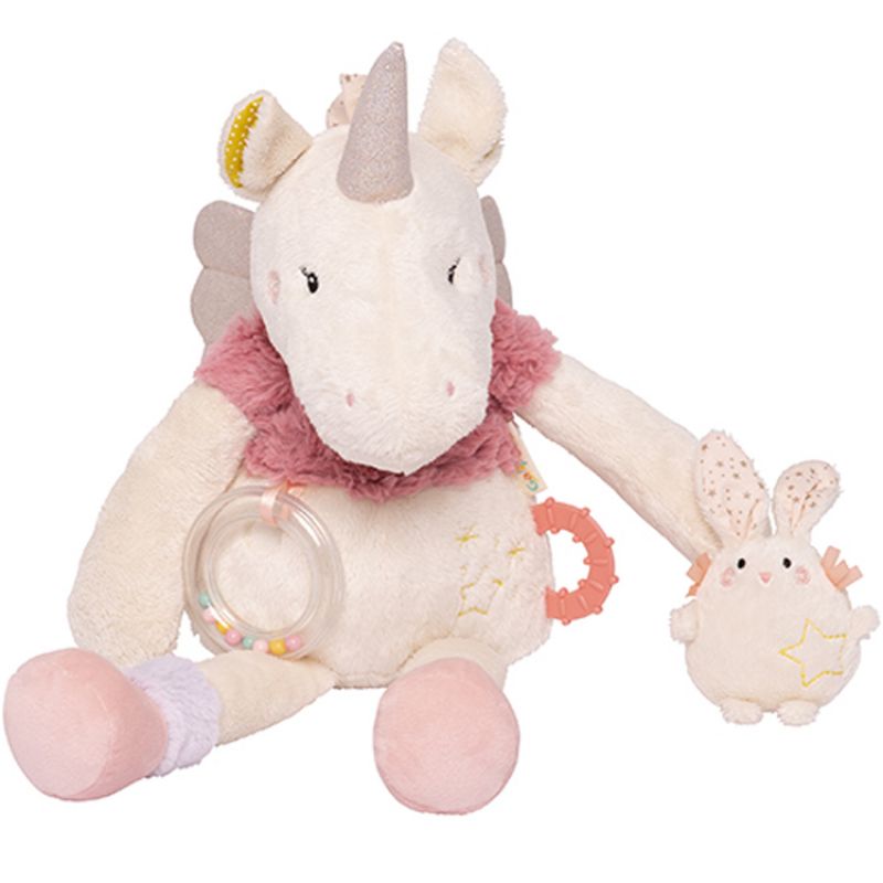 Peluche d'activités licorne Lilou et Perlin Galipette