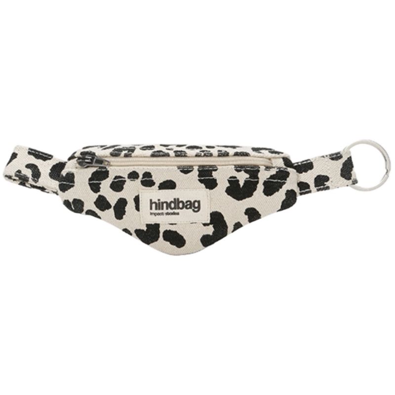 Porte-clés Côme Léopard Ecru Hindbag Produit 1