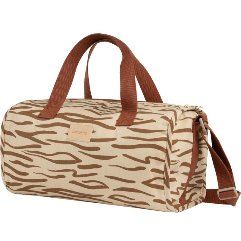 Sac week-end imperméable Get ready Brown waves Nobodinoz